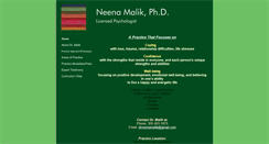 Desktop Screenshot of neenamalik.com